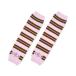 BabyLegs baby legs Brown × розовый полоса 0~4 лет для 