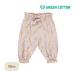  зеленый хлопок Musli органический хлопок цветочный принт flare pants FILIPENDULA flared pants 98cm органический ребенок одежда детская одежда 