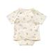 10moistimowa&Star PATTO SATTO HADAGI слоновая кость 60-70cm нижнее белье внутренний лента baby младенец детский комбинезон рождение подготовка передний открытие 