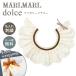  Maar Maar нагрудник Dolce слоновая кость цветок MARLMARL dolce ivory flower название inserting вышивка соответствует bib слюнявчик празднование рождения девочка мужчина 360 раз воротник 