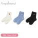 Ampersand Anne pa Sand GIRLS one отметка носки слоновая кость sax черный 10-24cm девочка лента рисунок нога одежда носки FO Inter National 