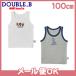  Miki House double B mikihouse DOUBLE_B tank top set cartoon-character costume & Afro 60-2488-822 100cm 2 pieces set underwear underwear 