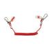  Rapala (Rapala) тросик шнурок leash cord природа длина / примерно 25cm максимальный . длина / примерно 70cm красный WIRE LEASH CODE WLCS-RE