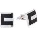 [ платье код 101] запонки мужской ( черный &amp; серебряный дизайн ) свадьба бизнес в подарок запонки кнопка HWCF1 HWCF100