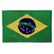  Brazil национальный флаг . глава Brazil человек выше like вышивка ввод утюг приклеивание /.. установка нашивка 