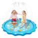 Ninonly fountain mat pool play mat multicolor child / for pets diameter 170CM lovely playing in water summer. day lawn grass raw playing home use summer measures (