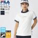  специальная цена FILA GOLF filler Golf короткий рукав mok шея рубашка женский Golf одежда с высоким воротником контакт охлаждающий стрейч UV cut День почитания пожилых людей 