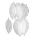  большой земля сельское хозяйство . сухой цветок Mini каркас leaf большой белый примерно L7~9? 40 листов входит DO051494-011
