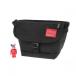 Manhattan Portage Nylon Messenger Bag FZ Pocket w/BERBRICK 2023 XS Black(1000)