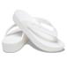  сандалии * морской обувь Crocs CLASSIC PLATFORM FLIP W( Classic платформа f "губа" W) 24cm(W8) White
