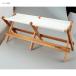  уличный стул Captain Stag CS Classics AID bench белый 