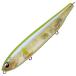 バス釣り用ハードルアー エバーグリーン コンバットペンシルジャスティーン 115mm #295 ライムスケルトンアユ