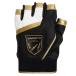  рыбалка перчатка Marukyu рыбалка перчатка TR-01( с одной стороны ) 5шт.@ порез . левый рука L черный / Gold 