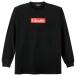  рыбалка одежда Gamakatsu длинный рукав футболка ( box Logo ) GM3811 3L черный 