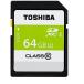 TOSHIBA SDXC карта 64GB Class10 UHS-I соответствует ( максимальный пересылка скорость 40MB/s) SDAR40N64G