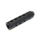 SLONG AIRSOFT 14mm обратный винт тонкий Short подавитель серьги doBK( черный )