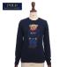 ラルフローレン ポロ キッズ ボーイズ ポロベアー クルーネック セーター/ネイビー　POLO Ralph Lauren Boy's