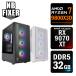 �Q�[�~���OPC Ryzen 7 9800X3D / RX9070XT / ������32GB / SSD 1TB / Windows11 home / �Q�[�~���O�p�\�R�� / �p�\�R�� / �f�X�N�g�b�vPC / �V�i / S200