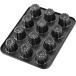 CHEFMADE canele type 12 piece attaching stickiness difficult cake type external dimensions approximately 32.5 ×25.8 cm cup upper part 5.5cm× bottom part 4.4cm( black )