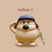  воздушный potsu no. 3 поколение кейс AirPods3 покрытие герой собака собака шляпа поверхность белый подарок воздушный poz