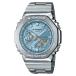 2 год гарантия GM-2110D-2A CASIO G-SHOCK Casio G амортизаторы ji- амортизаторы metal дыра teji нержавеющая сталь Neo яркий LED бизнес ice blue 2100