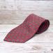 * Италия производства. Thai подставка ]THE TIE RACK( Thai подставка )u in The - коллекция мелкий рисунок общий рисунок галстук l оттенок красного l шелк 100%lUSED