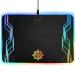 ENHANCE LED Gaming Mouse Pad Hard Large Surface - 7 RGB Light Up Modes, Lighting Brightness Controls with Transparent Decals  Edges̵ ¹͢