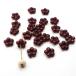  Miriam Haskell полимер проставка бисер цветок type редкость . american Cherry цвет примерно 8.3mm толщина примерно 3mm 25 шт 