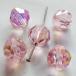 Art.39(Art5300) Vintage Swarovski light rose AB 8mm 5 шт 