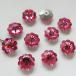  Vintage Swarovski Art.3700 Rose rose серебряный fo il 10mm 10 шт 