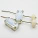  Vintage Swarovski LightBlueGivre 10.5mmx5.5mm серебряный 4. дыра подставка имеется 2 шт 