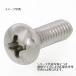UNC #2-56X1/8( шея внизу примерно 3.2mm) (+) stain nabe маленький винт (PanHeadScrew)