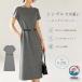  One-piece cut and sewn One-piece длинный One-piece женский рубашка One-piece короткий рукав длинный длинный рубашка long T колени длина One-piece красивый . свободно body 