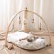  baby gym из дерева Северная Европа безопасность натуральный коляска для игрушка имеется впечатление жизнь развивающая игрушка 0 лет салон bed .. ниже Play Jim baby модный младенец автомобильный 