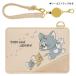  Tom . Jerry чехол для пропуска asi следы - бежевый 