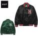 [ параллель импорт ] - fHUF CRACKERJACK SATIN BASEBALL JACKET атлас жакет внешний мужской мужской 