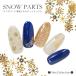  тонкий metal детали снег. кристалл Mix Nailparts зима ногти snou