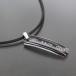  Tiffany 1837 колье titanium / серебряный 925 Black Raver 50cm E1917
