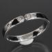  Hermes HERMESeva- Kelly 2P diamond 0.01ct кольцо 8.5 номер (49) PT950 платина коробка гарантия E1990
