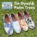 【在庫処分50%オフ】TOMS レディース スニーカー スリッポン 本物保証 トムス Tie-Dyed & Palm Trees 即納 td  返品不可