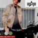 アルファ フライトジャケット Alpha MA-1 BLOOD CHIT MJM21300C1 ミリタリー ブラッドチット 軍 ボマージャケット