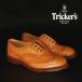  Tricker's Barton кожа обувь trickers BOURTON DAINITE SOLE M5633/38 Acorn Antique Yellow Dyna ito подошва короткий обувь раунд tu Wing chip 