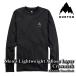  Япония стандартный товар сноуборд внутренний Barton BURTON LIGHTWEIGHT X BASE LAYER CREWNECK True Black свет вес re year мужской 25-26