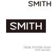 [ кошка pohs отправка ] Япония стандартный товар стикер наклейка Smith SMITH TEAM( наклейка модель ) Black White команда сноуборд лыжи 26-27