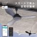 ejison Smart рейлинг вентилятор потолочный вентилятор циркулятор DC motor тихий звук беспроводной вентилятор с дистанционным пультом потолок Wi-Fi смартфон звук функционирование 
