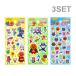  Anpanman украшение наклейка 3 позиций комплект <2730010B 2730010C 2730010D> 4560182252070 [M рейс 1/2]