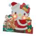  Hello Kitty Рождество карта свет & мелодия - карта 3 искривление сбор цельный 109924 [M рейс 1/4]