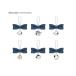  Snoopy trailing Denim лента брелок для ключа 6 видов ..... достигать .. наслаждение 132954 [M рейс 1/6]
