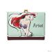  Disney Princess Little Mermaid три складывать камыш . кошелек мята Ariel акварель Touch рисунок D7355MT-8 [M рейс 1/4]