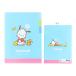  retro Sanrio герой z прозрачный файл A5 3P Pochacco рисунок 4901770772998 [M рейс 1/8]